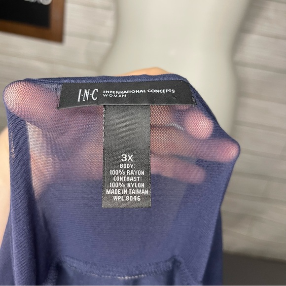 INC International Concepts Rhinestone Blouse - Picture 4 of 4